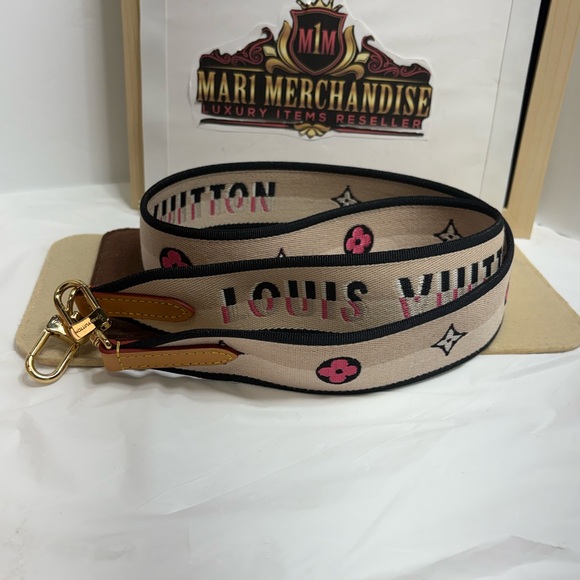 Louis Vuitton Beige and Pink Bag Strap - Picture 16 of 16